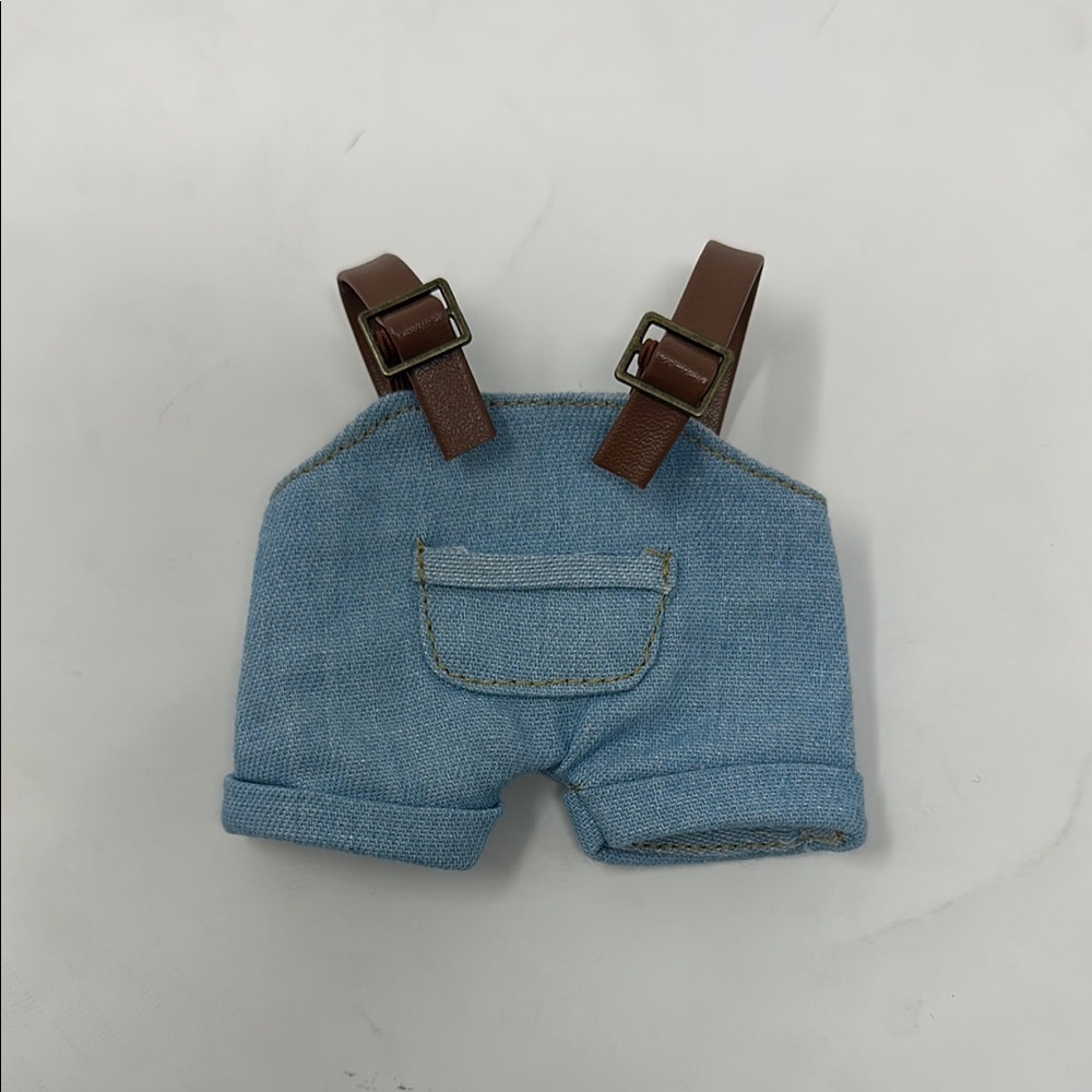 Labubu denim overalls